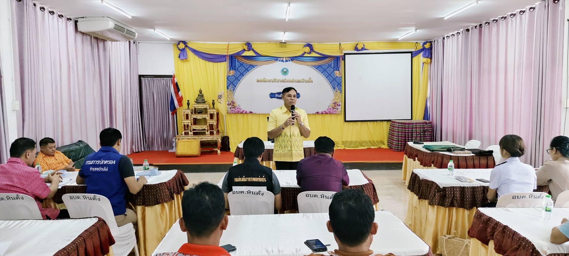 พช.บ้านไผ่ ร่วมร่วมขับเคลื่อนแผนปฎิบัติการเร่งรัดการดำเนินงาน ป้องกัน ปราบปราม และแก้ไขปัญหายาเสพติด